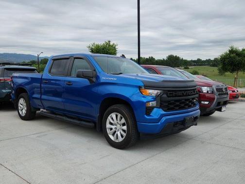 Glacier Blue Metallic 2023 Chevrolet Silverado 1500 Custom