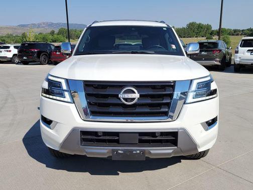 Aspen White Tricoat 2021 Nissan Armada Platinum 4WD
