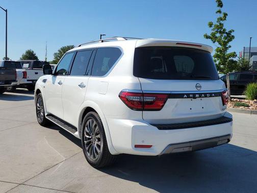 Aspen White Tricoat 2021 Nissan Armada Platinum 4WD