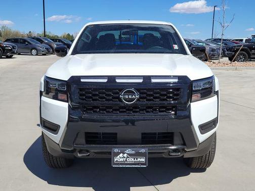 Glacier White 2026 Nissan Frontier SV