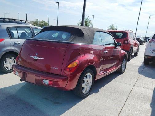 Inferno Red Tinted Pearlcoat/Black Cloth Top 2005 Chrysler PT Cruiser Touring