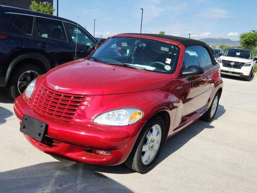 Inferno Red Tinted Pearlcoat/Black Cloth Top 2005 Chrysler PT Cruiser Touring
