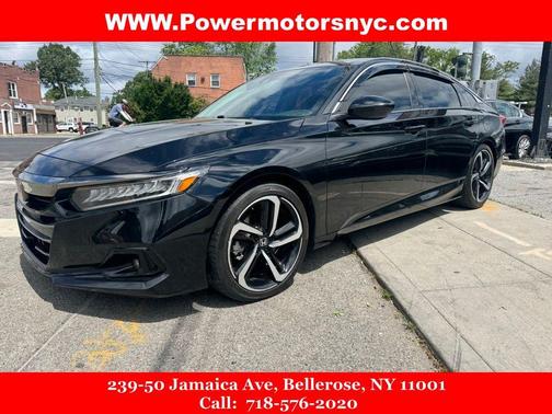 Black 2021 Honda Accord Sport SE
