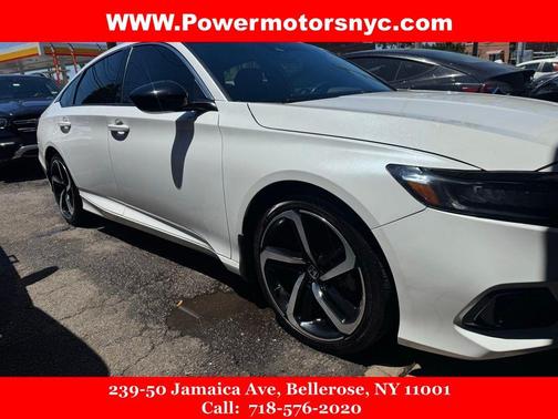 White 2021 Honda Accord Sport 2.0T
