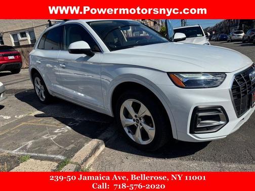 Glacier White Metallic 2021 Audi Q5 40 Premium Plus
