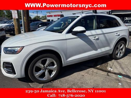 Glacier White Metallic 2021 Audi Q5 40 Premium Plus