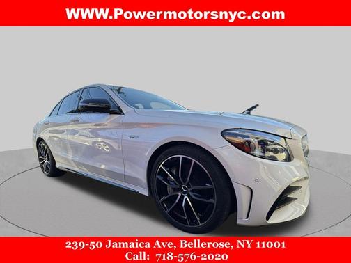 White 2020 Mercedes-Benz AMG C 43 Base 4MATIC
