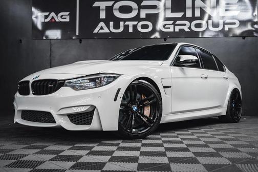 White 2018 BMW M3 CS