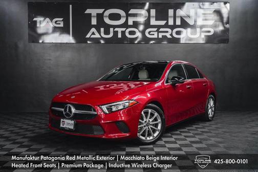 Patagonia Red Metallic 2021 Mercedes-Benz A-Class A 220 Sedan 4D