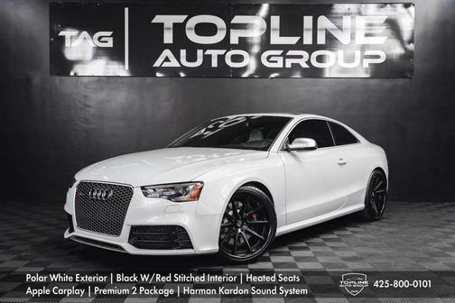 Ibis White 2014 Audi RS 5 4.2 Coupe