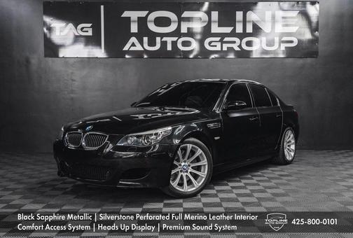 Black 2008 BMW M5 Base