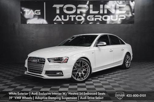 White 2014 Audi S4 3.0T Premium Plus