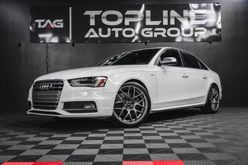 White 2014 Audi S4 3.0T Premium Plus