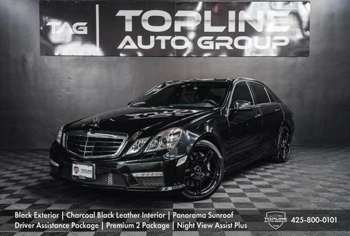 Black 2010 Mercedes-Benz E-Class E 63 AMG Sedan 4D