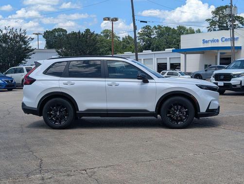 Platinum White 2026 Honda CR-V Hybrid Sport FWD