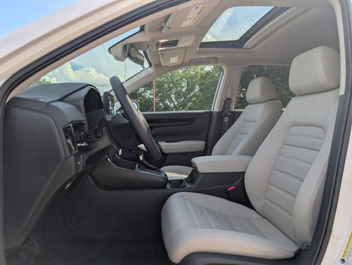 Platinum White 2026 Honda CR-V EX-L 2WD