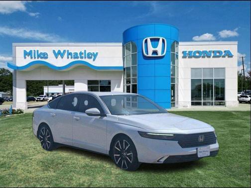 Platinum White Pearl 2025 Honda Accord Hybrid Touring
