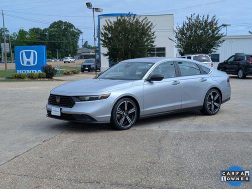 Solar Silver Metallic 2024 Honda Accord Hybrid Sport