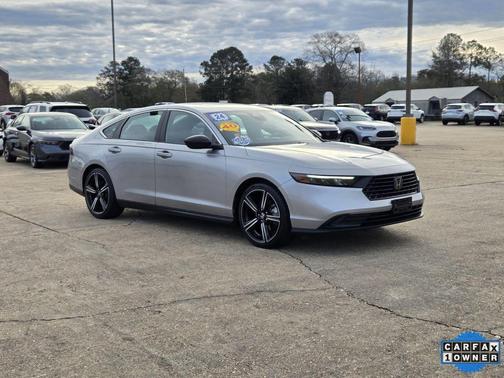 Solar Silver Metallic 2024 Honda Accord Hybrid Sport