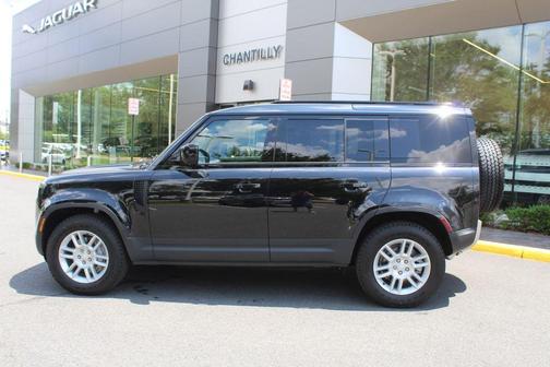 Santorini Black 2025 Land Rover Defender P400 S