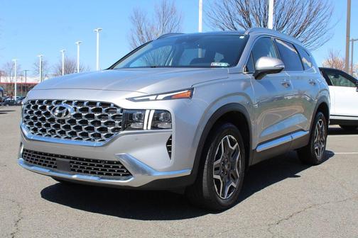 Shimmering Silver Pearl 2022 Hyundai SANTA FE Limited