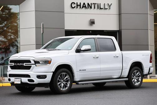 Bright White Clearcoat 2021 RAM 1500 Laramie