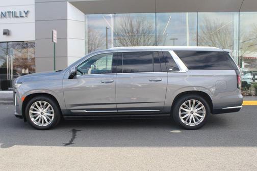 Satin Steel Metallic 2021 Cadillac Escalade ESV Premium Luxury