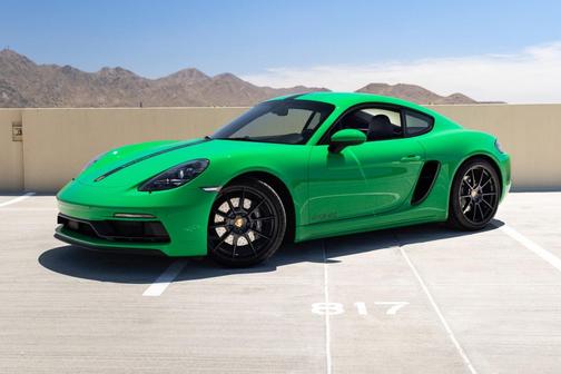 Python Green 2021 Porsche 718 Cayman GTS 4.0