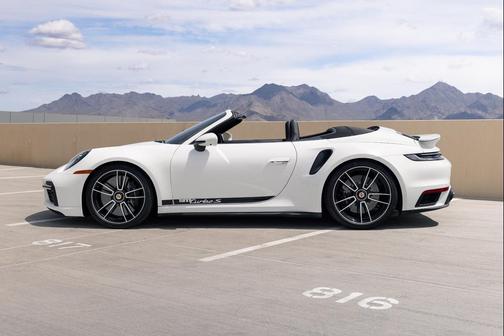 White 2025 Porsche 911 Turbo S