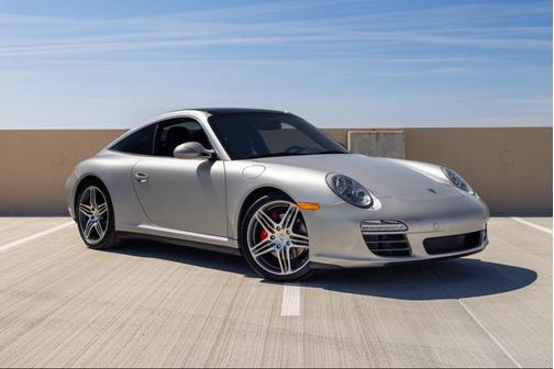 Arctic Silver Metallic 2010 Porsche 911 Targa 4S