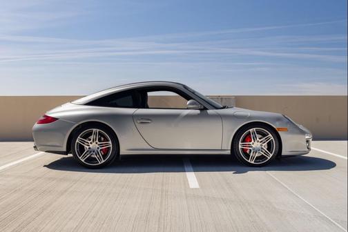 Arctic Silver Metallic 2010 Porsche 911 Targa 4S