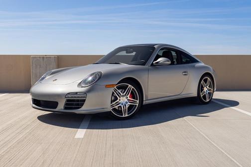 Arctic Silver Metallic 2010 Porsche 911 Targa 4S