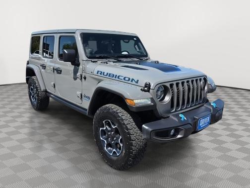 Sting Gray Clearcoat 2023 Jeep Wrangler 4xe Rubicon