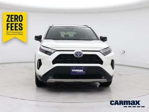 White 2022 Toyota RAV4 Hybrid XSE
