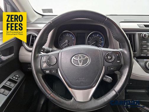 Blue 2018 Toyota RAV4 XLE