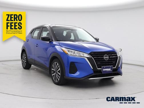 Blue 2022 Nissan Kicks SV