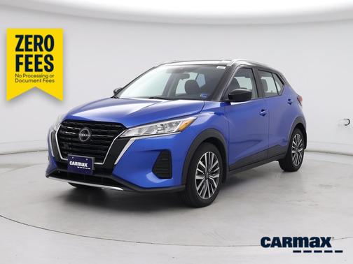 Blue 2022 Nissan Kicks SV