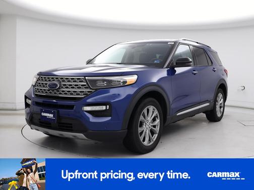Blue 2023 Ford Explorer Limited