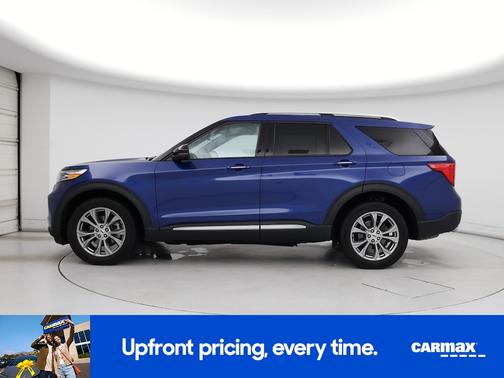 Blue 2023 Ford Explorer Limited