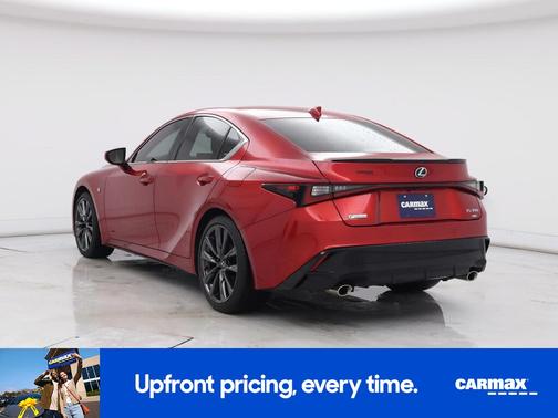 Red 2023 Lexus IS 350 F-Sport