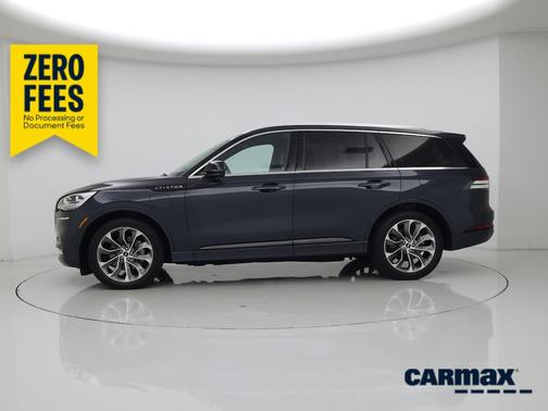 Blue 2022 Lincoln Aviator Grand Touring