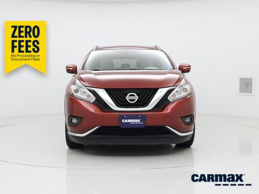 Red 2015 Nissan Murano SV
