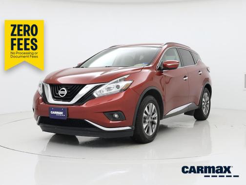 Red 2015 Nissan Murano SV