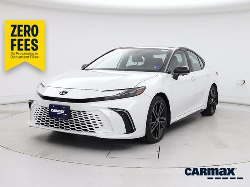 White 2025 Toyota Camry XSE