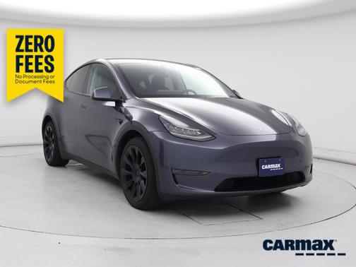 Gray 2021 Tesla Model Y Long Range