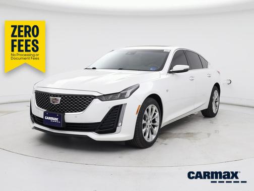 White 2022 Cadillac CT5 Premium Luxury