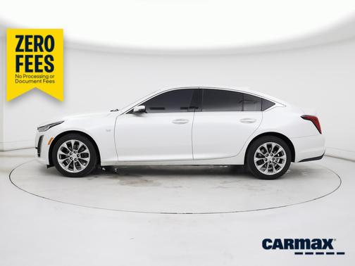 White 2022 Cadillac CT5 Premium Luxury