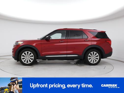 Red 2021 Ford Explorer Limited