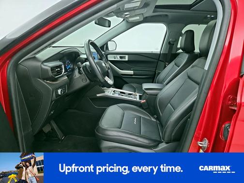 Red 2021 Ford Explorer Limited