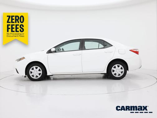 White 2015 Toyota Corolla L